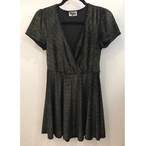 Show me your Mumu Gold Sparkle Dress